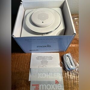 Kohler Moxie Showerhead Speaker in White brand new in box